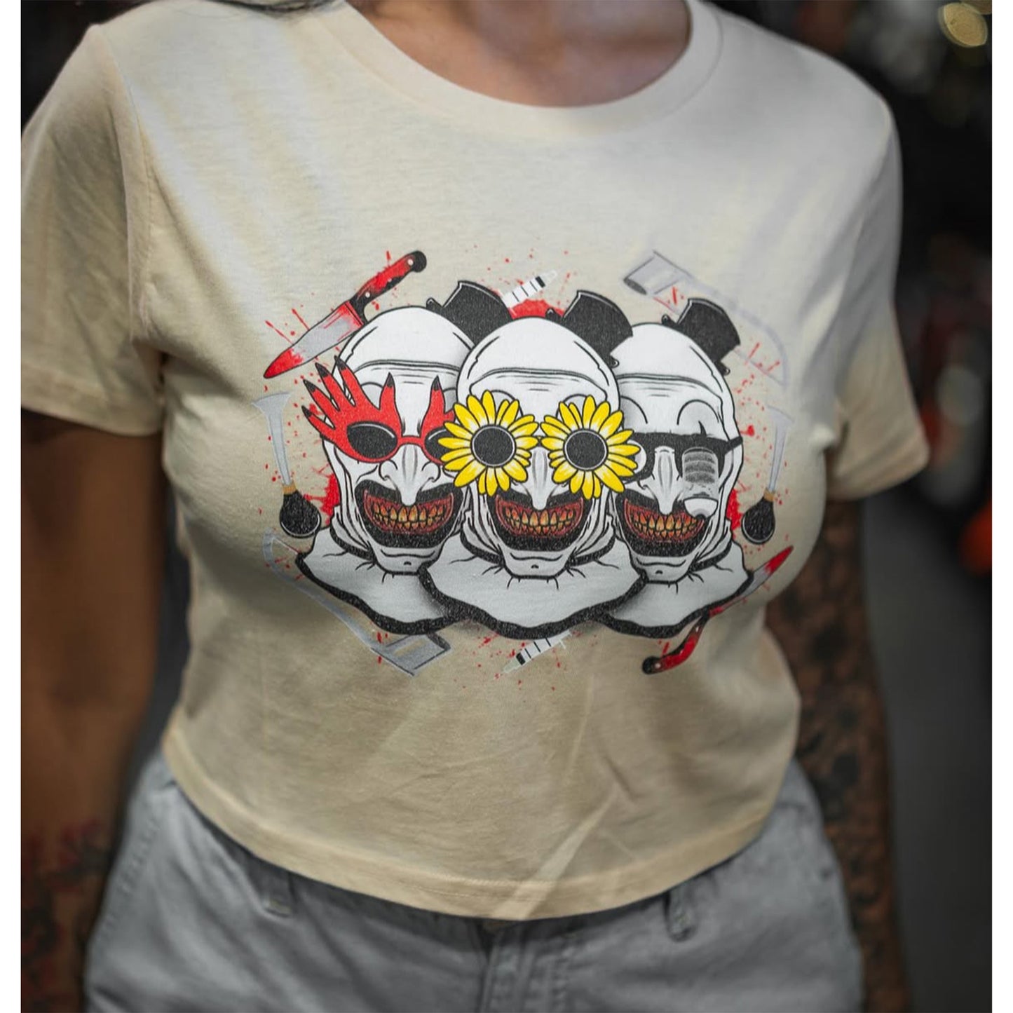 Terrifier 3 Women's Crop Tee