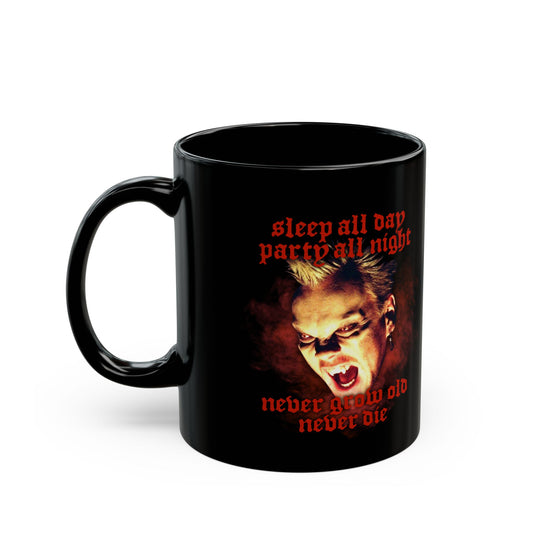 Never Die Black 11oz. Coffee Mug