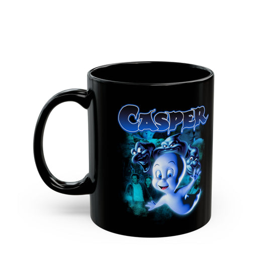 Caspy Black 11oz. Coffee Mug