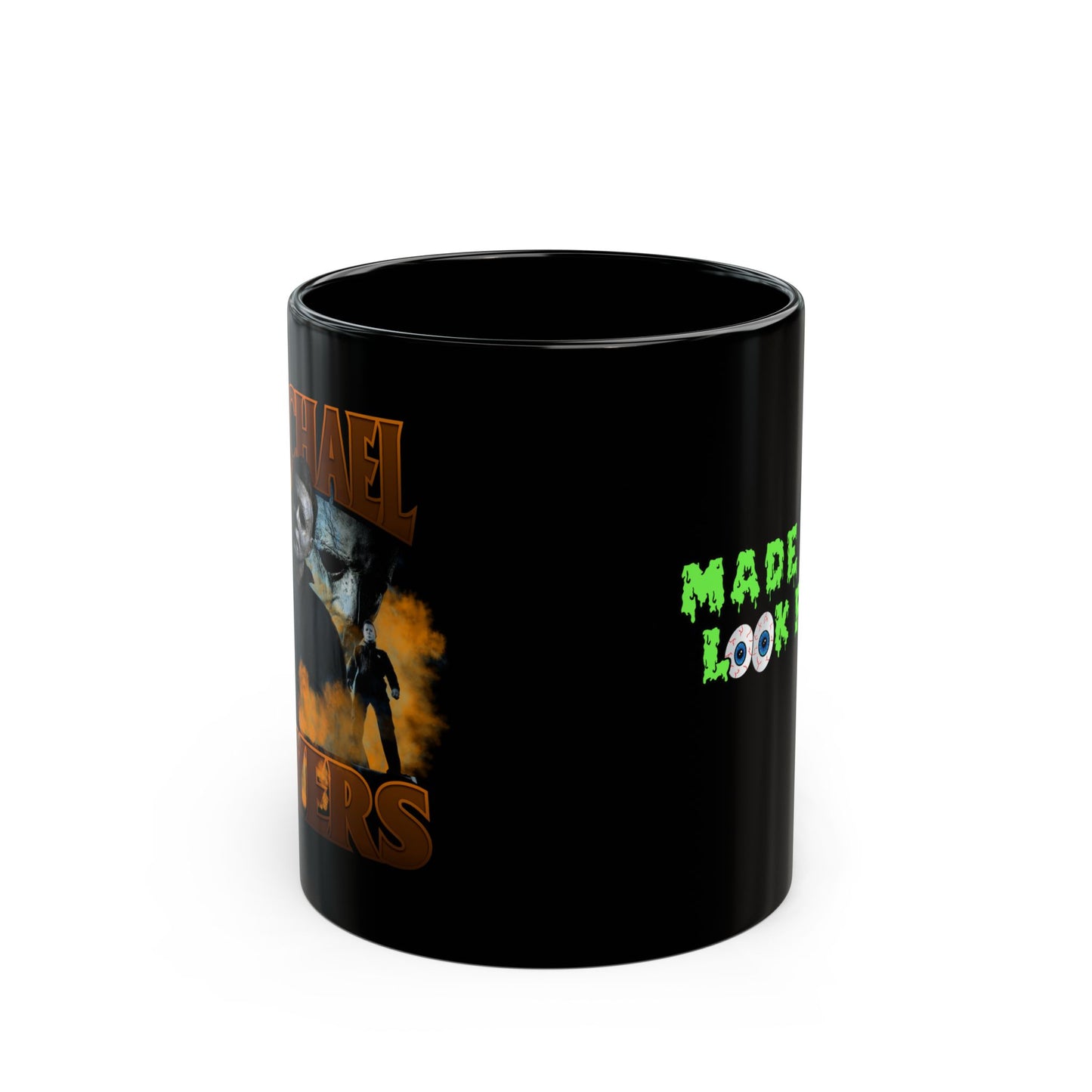 Orange Michael Black 11oz. Coffee Mug