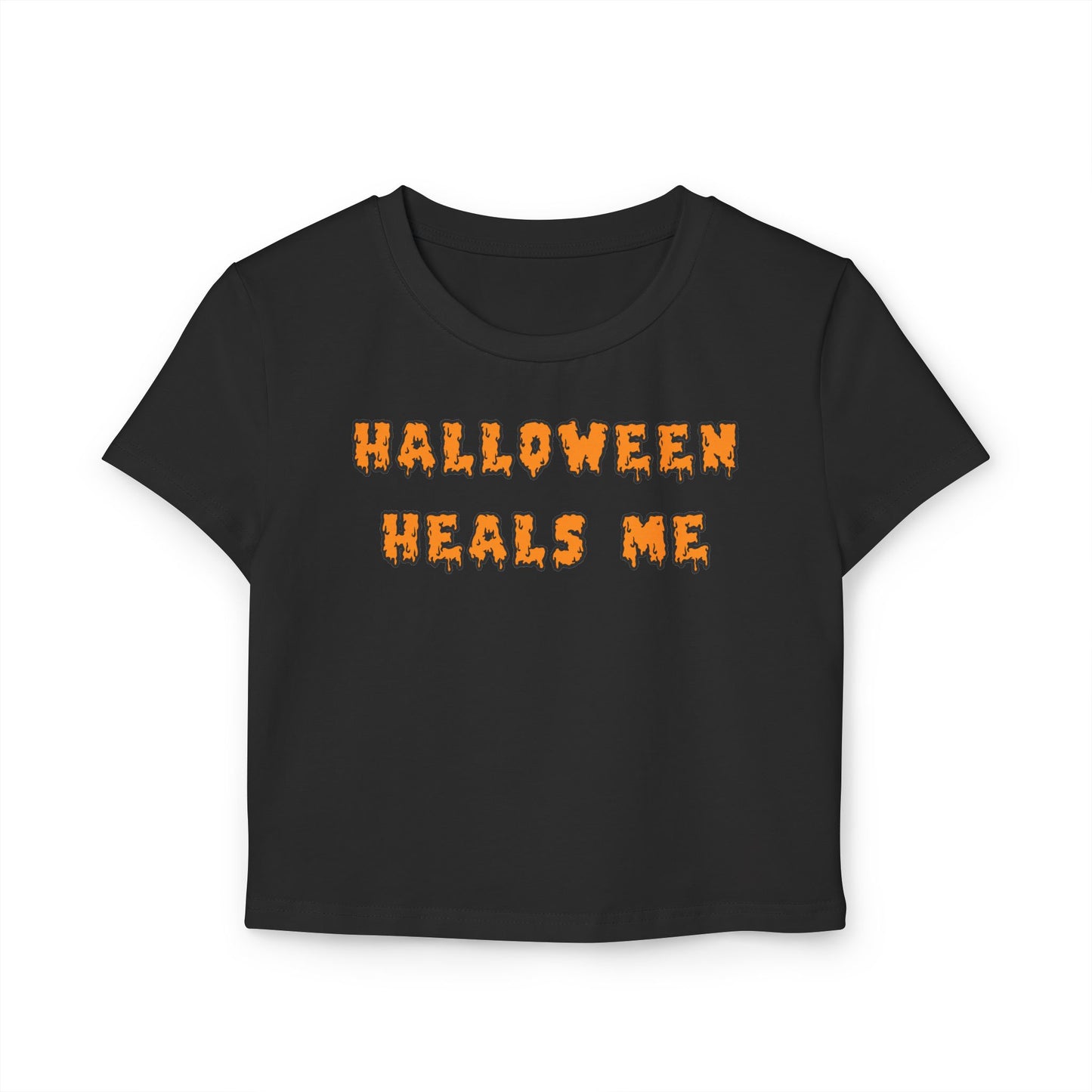 Halloween Heals Me Women's Crop Tee