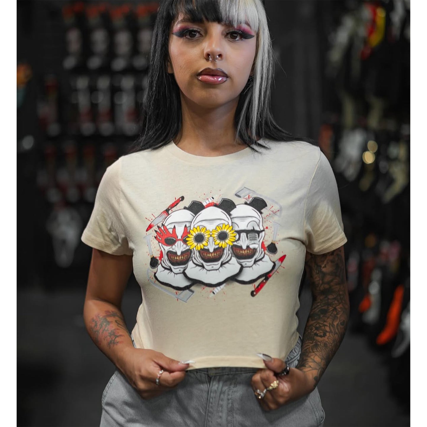 Terrifier 3 Women's Crop Tee